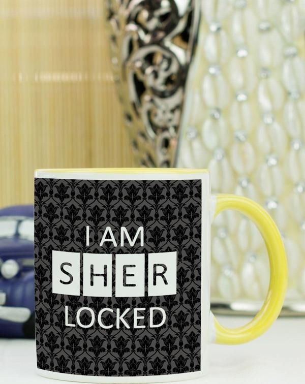 Hediyelen I Am Sherlocked Kupa Bardak Sarı - Image 1