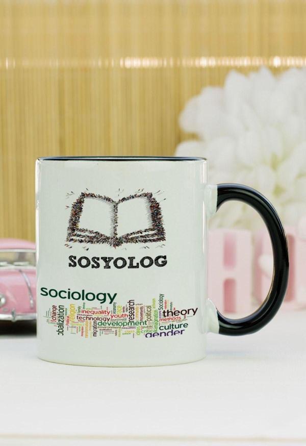 Hediyelen Sosyolog Kupa Bardak Siyah - Image 1