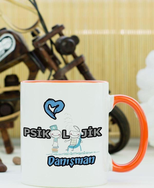 Hediyelen Psikolojik Danışman Kupa Bardak Turuncu - Image 1