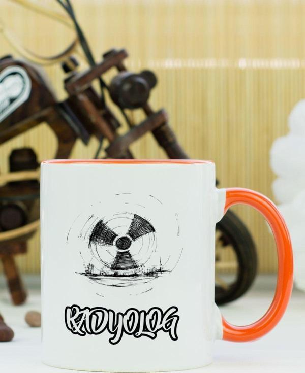 Hediyelen Radyolog Kupa Bardak Turuncu - Image 1