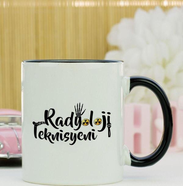 Hediyelen Radyoloji Teknisyeni Kupa Bardak Siyah - Image 1