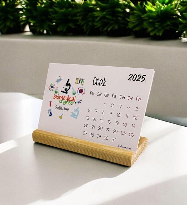 Hediyelen 2024 Biomedical Engineer Masa Takvimi - Image 1