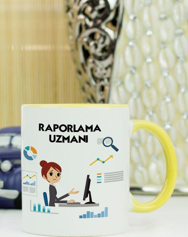 Hediyelen Raporlama Uzmanı Kupa Bardak Sarı - Image 1