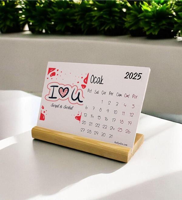 Hediyelen 2025 I Love You Masa Takvimi - Image 1