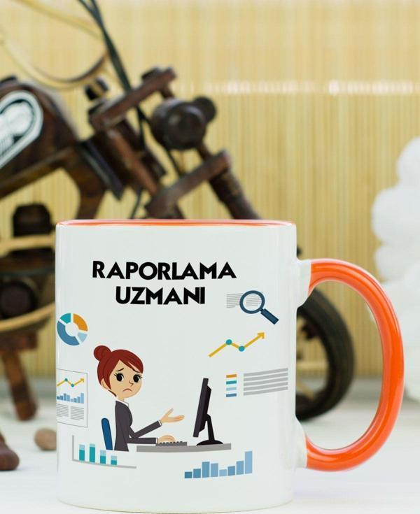 Hediyelen Raporlama Uzmanı Kupa Bardak Turuncu - Image 1