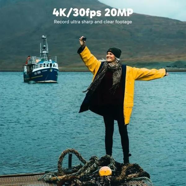 AKASO EK7000 Pro 4K Su Geçirmez Dokunmatik Ekranlı Aksiyon Kamerası With 64GB MicroSD Card - Image 1