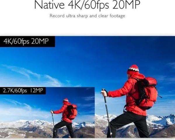 AKASO V50 Elite 4K60fps Dokunmatik Ekran WiFi Su Geçirmez Aksiyon Kamerası 64GB microSD Card içerir - Image 1