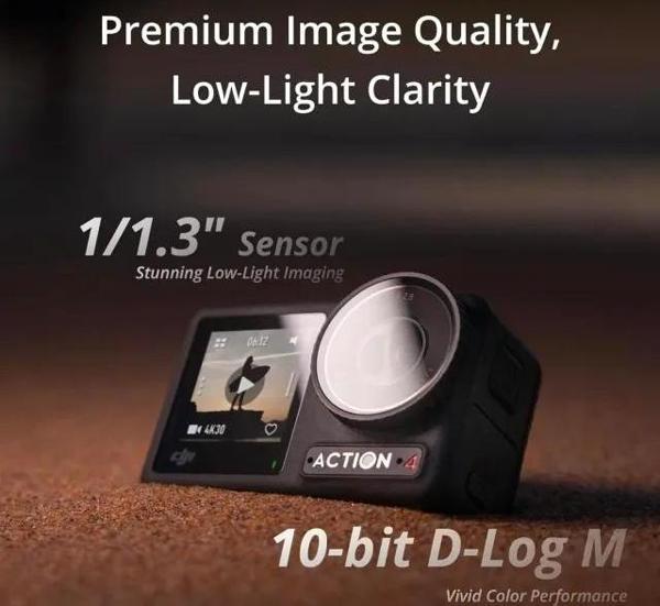 DJI Osmo Action 4 Standart Kombo - 4K/120 fps Su Geçirmez Aksiyon Kamerası Macera Kombinasyonu - Image 1