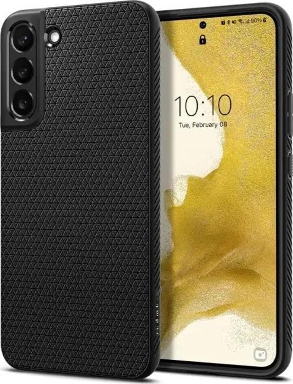 Spigen Liquid Air Armor Galaxy S22 Kılıf  Matte Black - Image 1