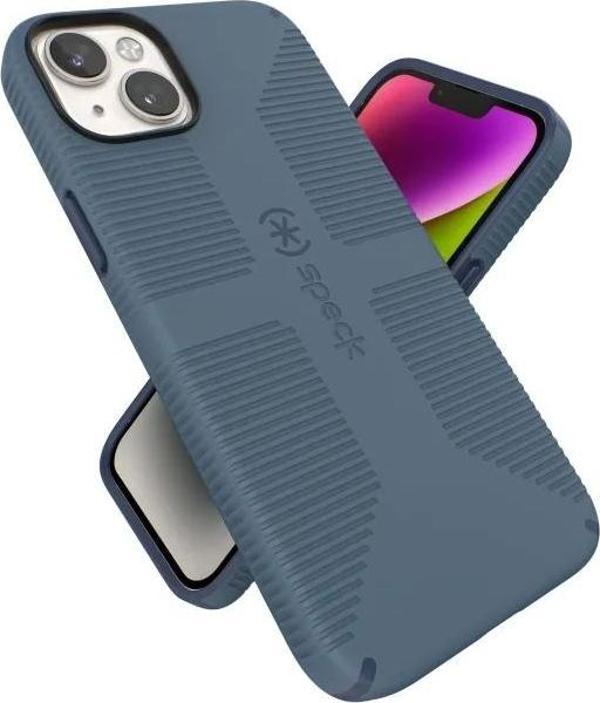 Speck MagSafe iPhone 15 Plus ve 14 Plus Kılıfı Mystery Blue/Faded Denim - Image 1