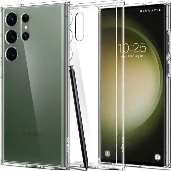 Spigen Ultra Hybrid Galaxy S23 Ultra Kılıf Crystal Clear S23 Ultra - Image 1