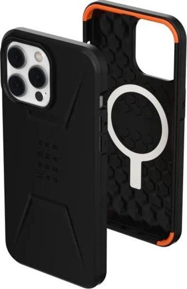 UAG Magnetic MagSafe Civilian iPhone 14 Pro Max Kılıf Civilian Magnetic - Black - Image 1