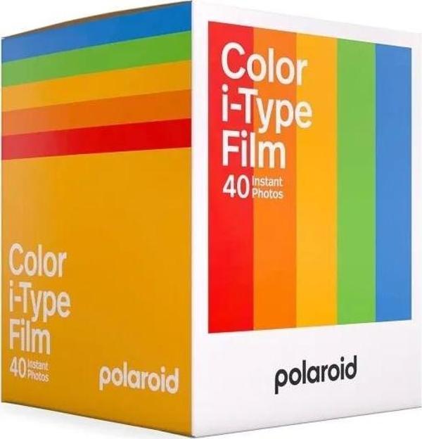 Polaroid Anında Renkli I-Tipi Film - 40x Film Paketi - 6010 Beyaz Frame 40 Photos - Image 1