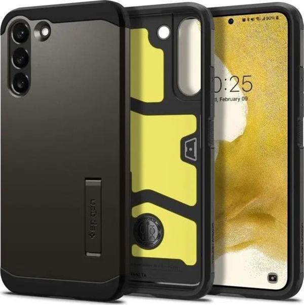 Spigen Tough Armor Galaxy S22 Kılıf Gunmetal - Image 1