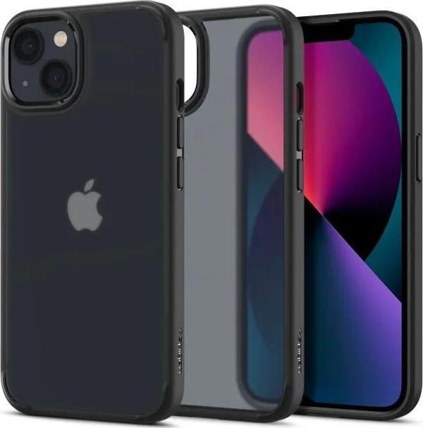 Spigen Ultra Hybrid [Sararma Önleyici Teknoloji] iPhone 13 Kılıf  Frost Black - Image 1