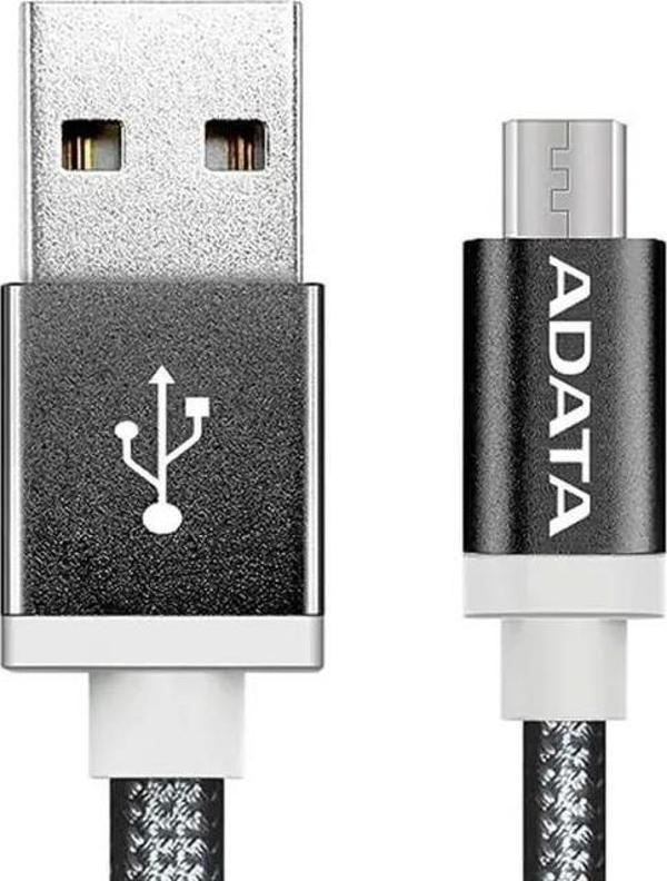 ADATA USB2.0-A/USB2.0 Micro-B 1 m Kablo - Siyah - Image 1