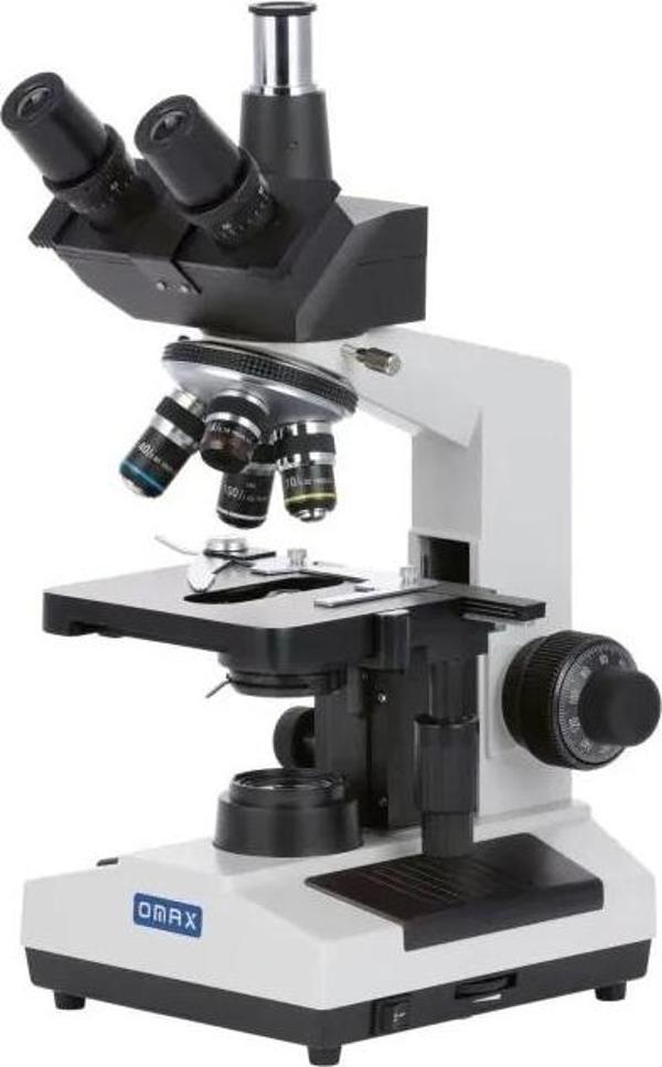 OMAX - 40X-2000X Trinoküler Biyolojik Bileşik Mikroskop - Image 1