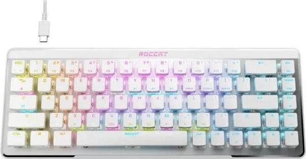 ROCCAT Pro Tenkeyless Lineer Optik Titan Switch PC Oyun Klavyesi Beyaz Vulcan II Mini Air Linear - Image 1