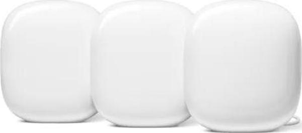 Google Nest Pro WiFi 6E Sistem 3 Paket Beyaz - Image 1