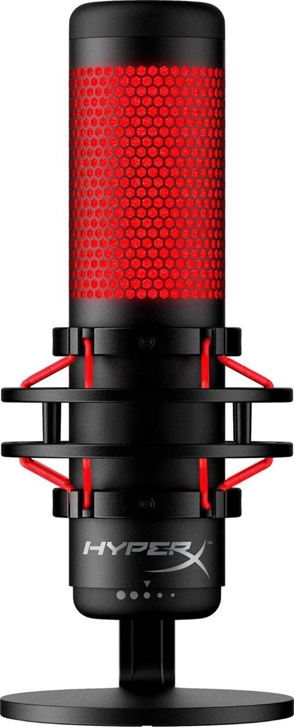 HyperX QuadCast USB Kırmızı LED Kondenser Oyun Mikrofonu QuadCast - Image 1