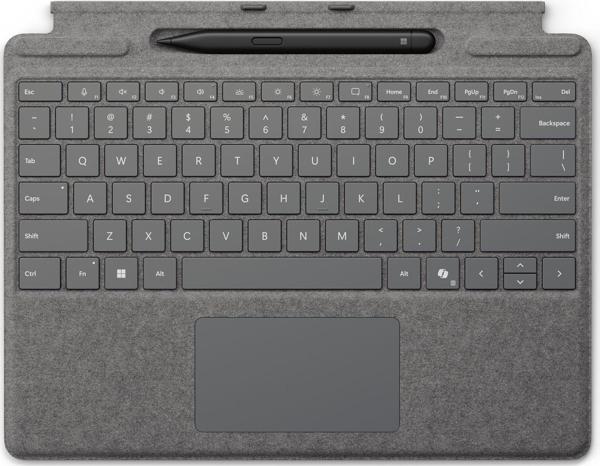 Microsoft - Surface Pro Copilot+ PC (11. Sürüm),Pro 10, 9, 8, X Uyumlu Q US İngilizce Klavye ile Slim Pen 2  – 8X6-00228 - Image 1