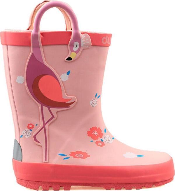 Dudino 25A336 Loly Flamingo Çocuk Yağmur Çizmesi 25A336-Loly-Flamıngo Pembe - Image 1