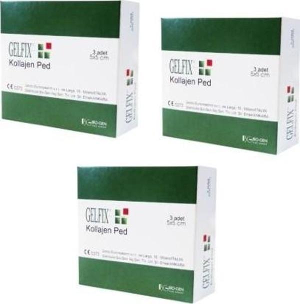 Gelfix Kolajen Ped 5x5 cm - 3 Adet - Image 1