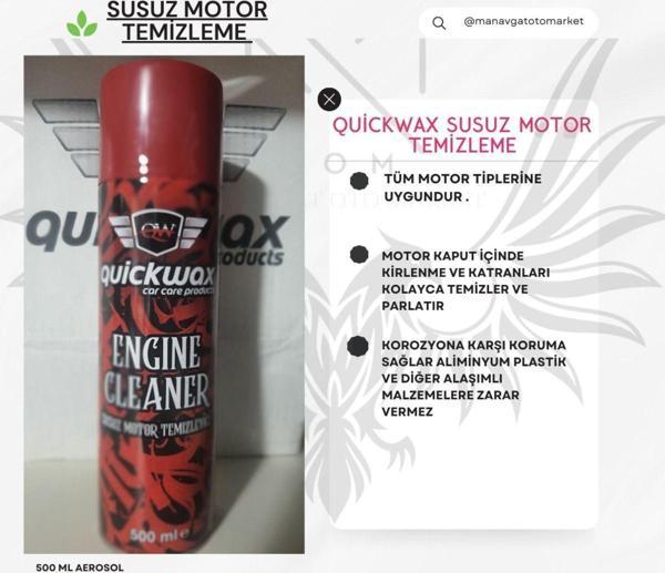 Quickwax Quickwax Susuz Motor Temizleme 500 Ml Aerosol - Image 1