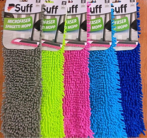 Suff 1 Adet Nemli Ve Kuru Makarna Mop Ucu Mikrofiber Paspas Yedeği 50 Cm - Image 1