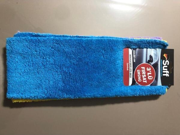 Suff 3'Lü Fırsat Mikrofiber Cila Bezi (Zambak 40X30 Cm) - Image 1