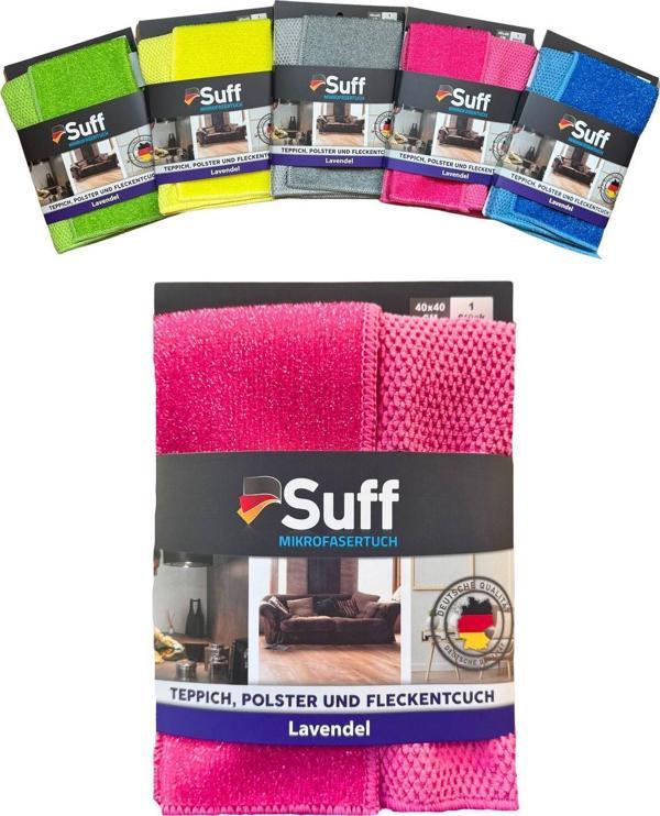Suff Lavanta Yoğun Tırtıklı - Telli Bez / Halı-Koltuk Mikrofiber Bezi / Zor Kir Bezi (40X40Cm) - Image 1