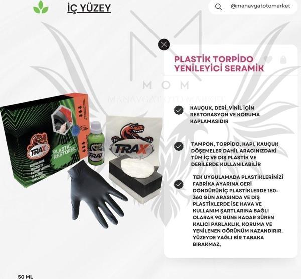 T-Rax Araç Plastik Aksamları Için Özel Üretilen Hidrofobik Seramik Kaplama Ve Pigment Yenileyici - Image 1