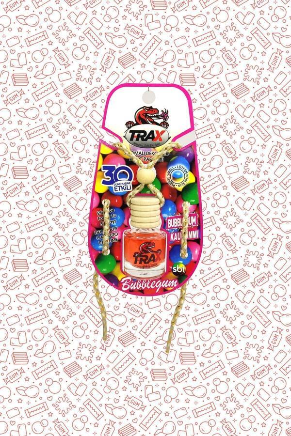 T-Rax Oto Araç Ayna Asma Şişe Cam Koku Sakız Aromalı Oto Parfümü 8Ml - Image 1