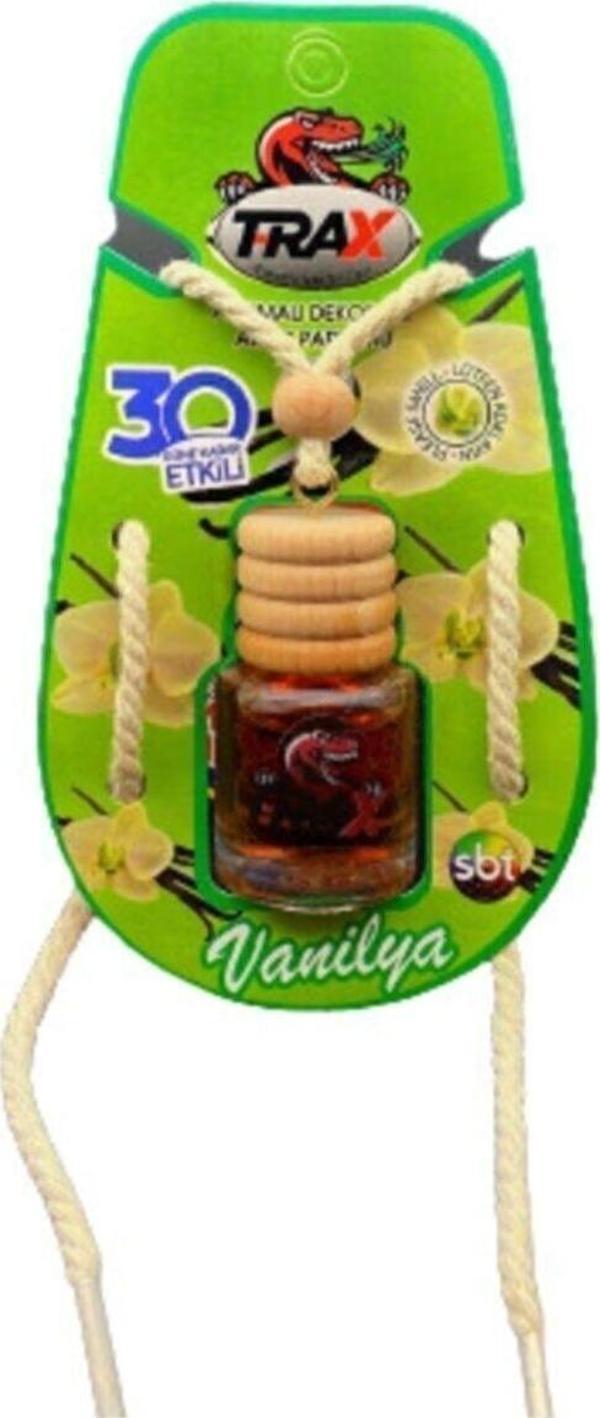 T-Rax Oto Araç Ayna Asma Şişe Cam Koku Vanilya Aromalı Oto Parfümü 8Ml - Image 1