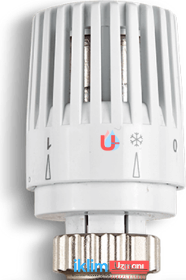 Baymak Düz Termostatik Radyatör Vanası Ayar Kafası (T3001W0) - Image 1