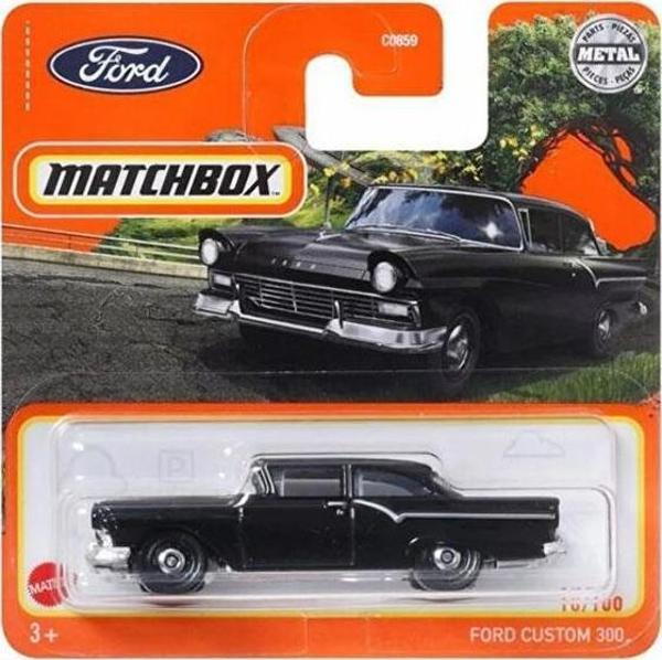 Matchbox Ford Custom 300 - Siyah (1/64) - Image 1