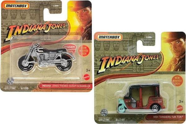 Matchbox 2 Araç İndiana Jones Set - Ducati Scrambler & Mbx Tangiers Tuk Tuk (1/64) - Image 1