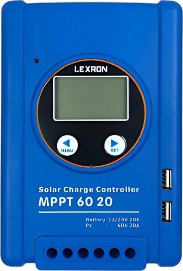 Lexron 20Ah MPPT Şarj Kontrol Cihazı - Image 1