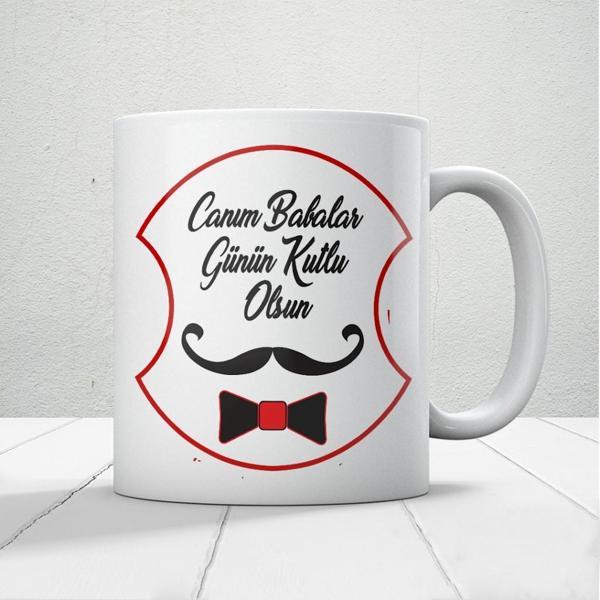 Canım Babalar Günün Kutlu Olsun Baskılı Babalar Günü Kupa Bardak Kahve Kupa - Image 1
