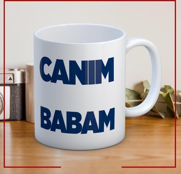 Canım Babam Baskılı Babalar Günü Kupa Bardak Kahve Kupa Bardak-25 - Image 1