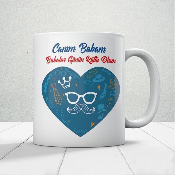 Canım Babam Baskılı Babalar Günü Kupa Bardak Kahve Kupa Bardak-29 - Image 1