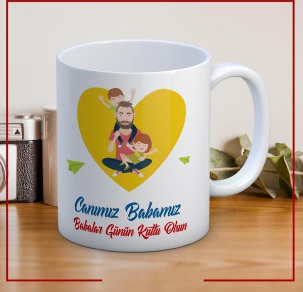 Canımız Babamız Babalar Günü Kupa Bardak Baskılı Kahve Kupa Bardak-2 - Image 1
