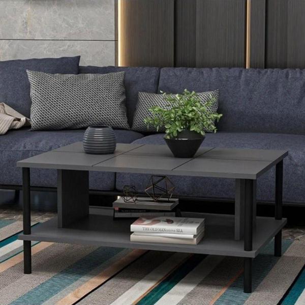 Meltem Çelik - Bmdekor Orta Sehpa Alone Antrasit - Image 1