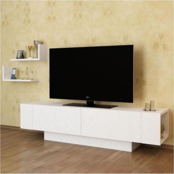 Bmdekor Tv Sehpası Ekol Beyaz 150 Cm - Image 1