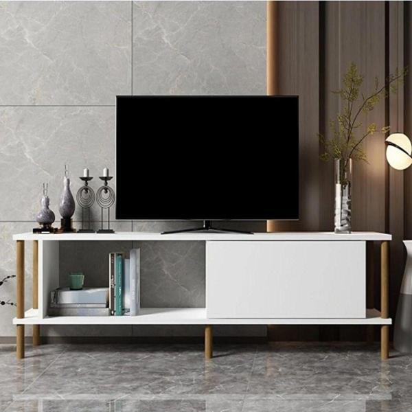 Meltem Çelik - Bmdekor Tv Sehpası Rosso Beyaz 150 Cm - Image 1