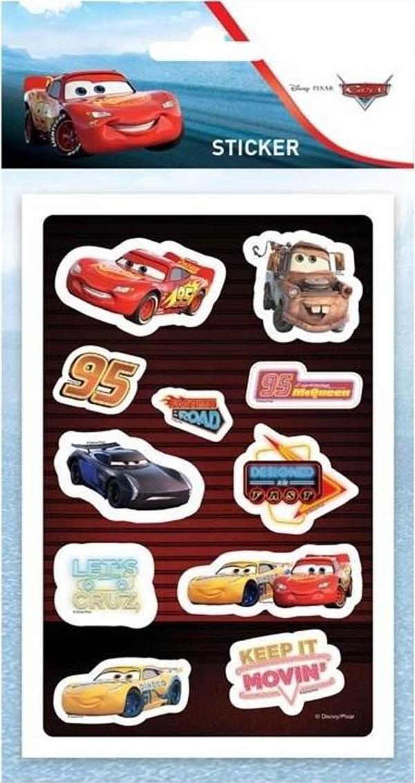 Keskin Color Cars Puffy Sticker Orta Boy 221300-33 (12 Li Paket) - Image 1