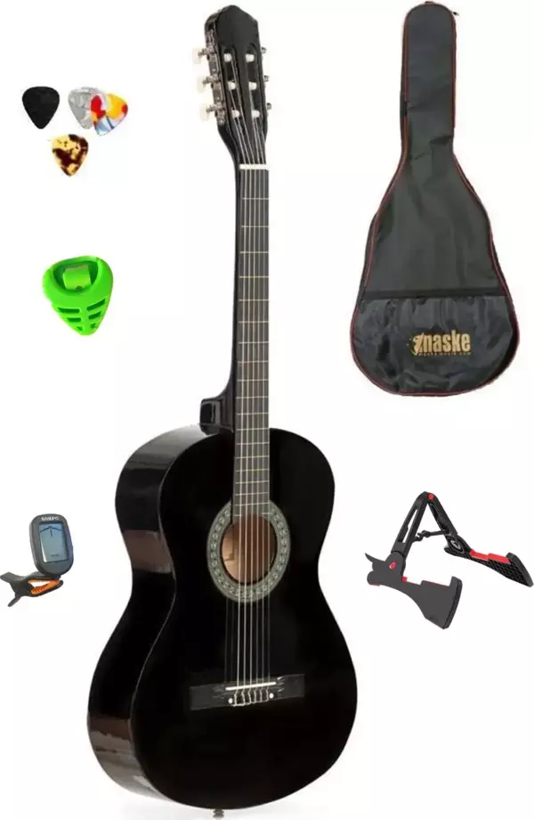 Mg1bk Siyah Klasik Gitar Seti  (TUNER STAND KILIF PENA HEDİYELİ) - Image 1