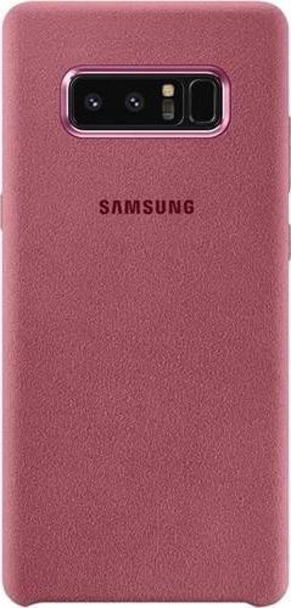 Galaxy Note 8 ile Uyumlu Alacantara Cover Pembe EF-XN950APEGWW - Image 1