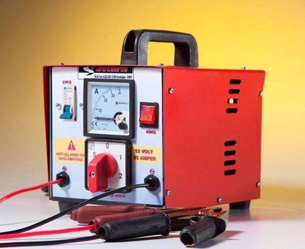 Soyberg 025 Tek Akülük Manuel Akü Sarj Cihazı 12 V 25 A - Image 1
