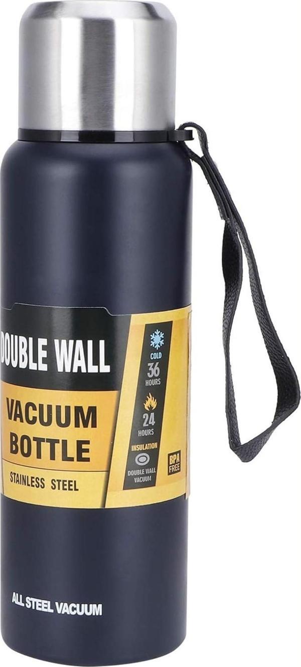 Perlotus 304 L Çelik 750 ml Vakumlu Lacivert Kamp ve Piknik Termosu - Image 1
